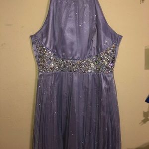 Short purple dress